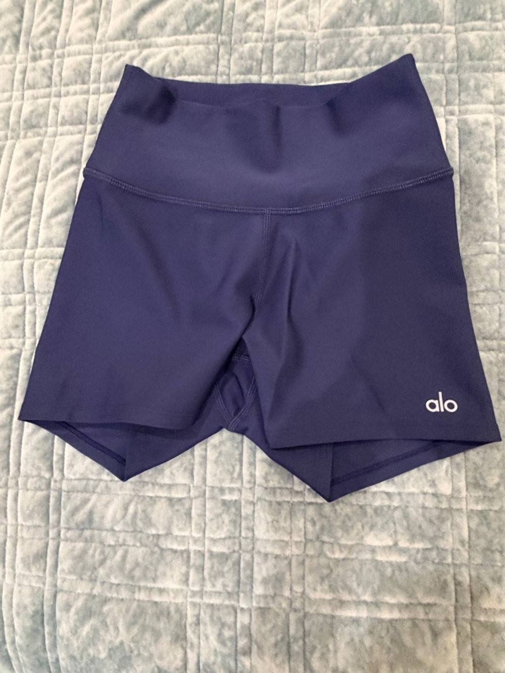 Alo high waist cycling shorts  XS - navy